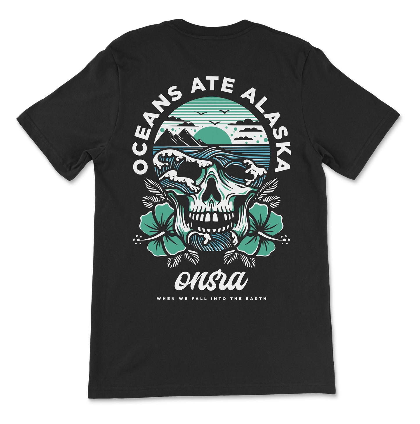 Oceans Skull T-Shirt