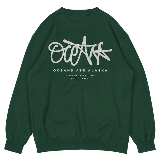 Graffiti Sweatshirt Green