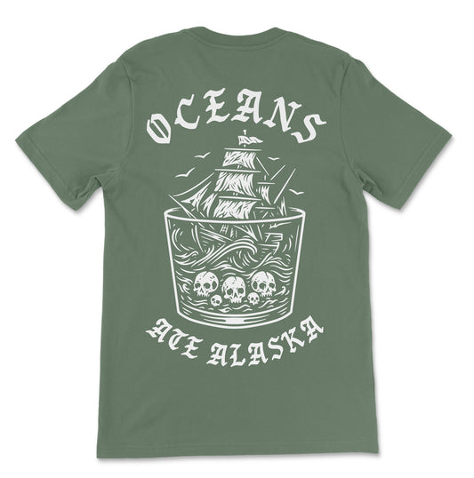 Death Ship Military Green T-Shirt