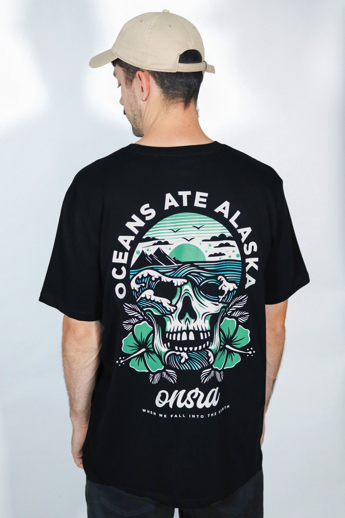 Oceans Skull T-Shirt