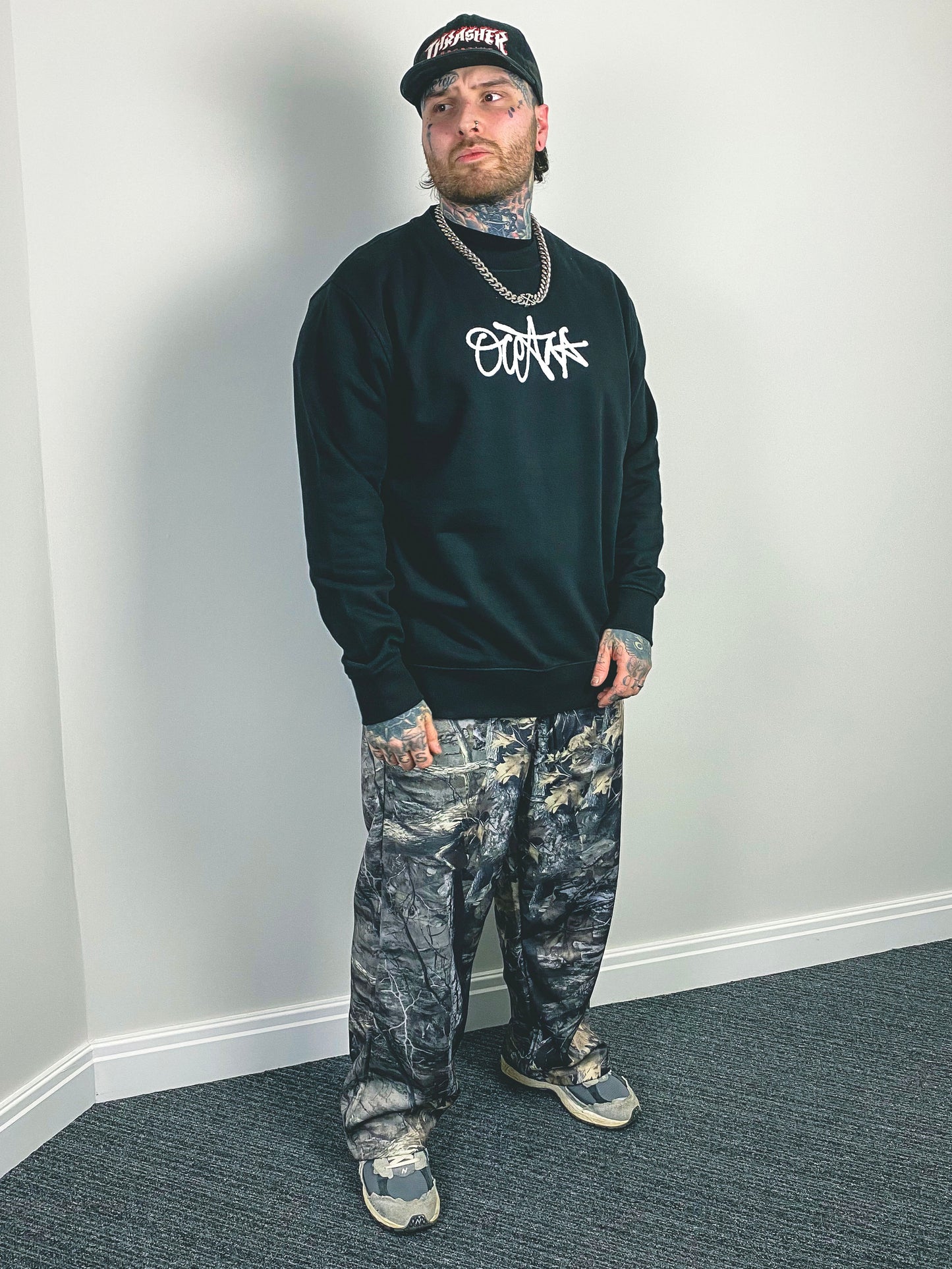 Graffiti Sweatshirt Black