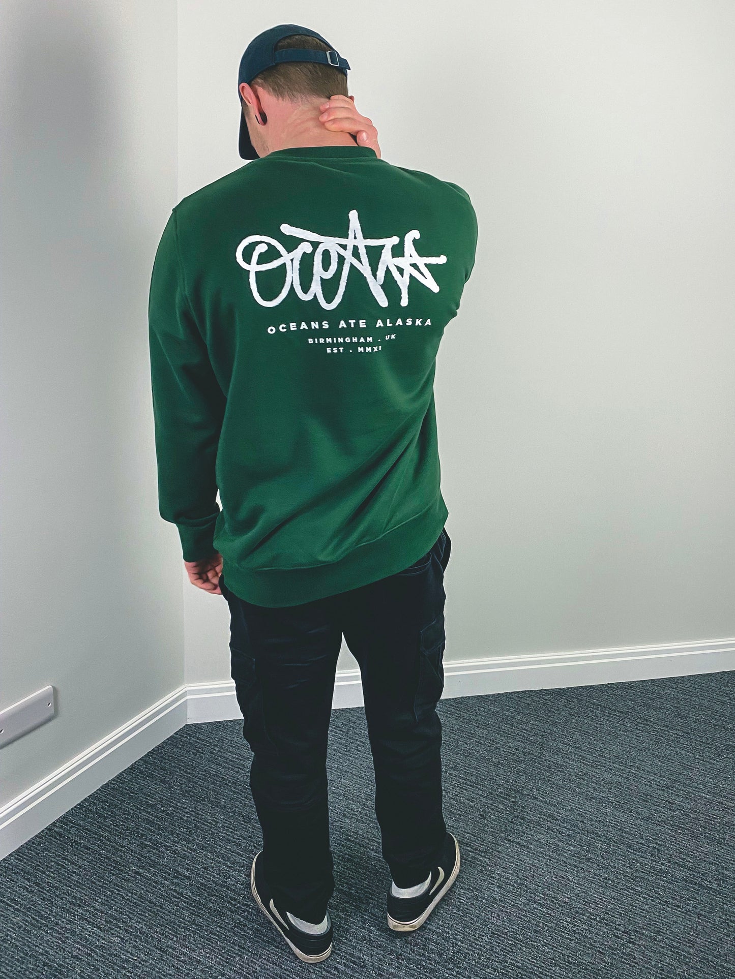 Graffiti Sweatshirt Green