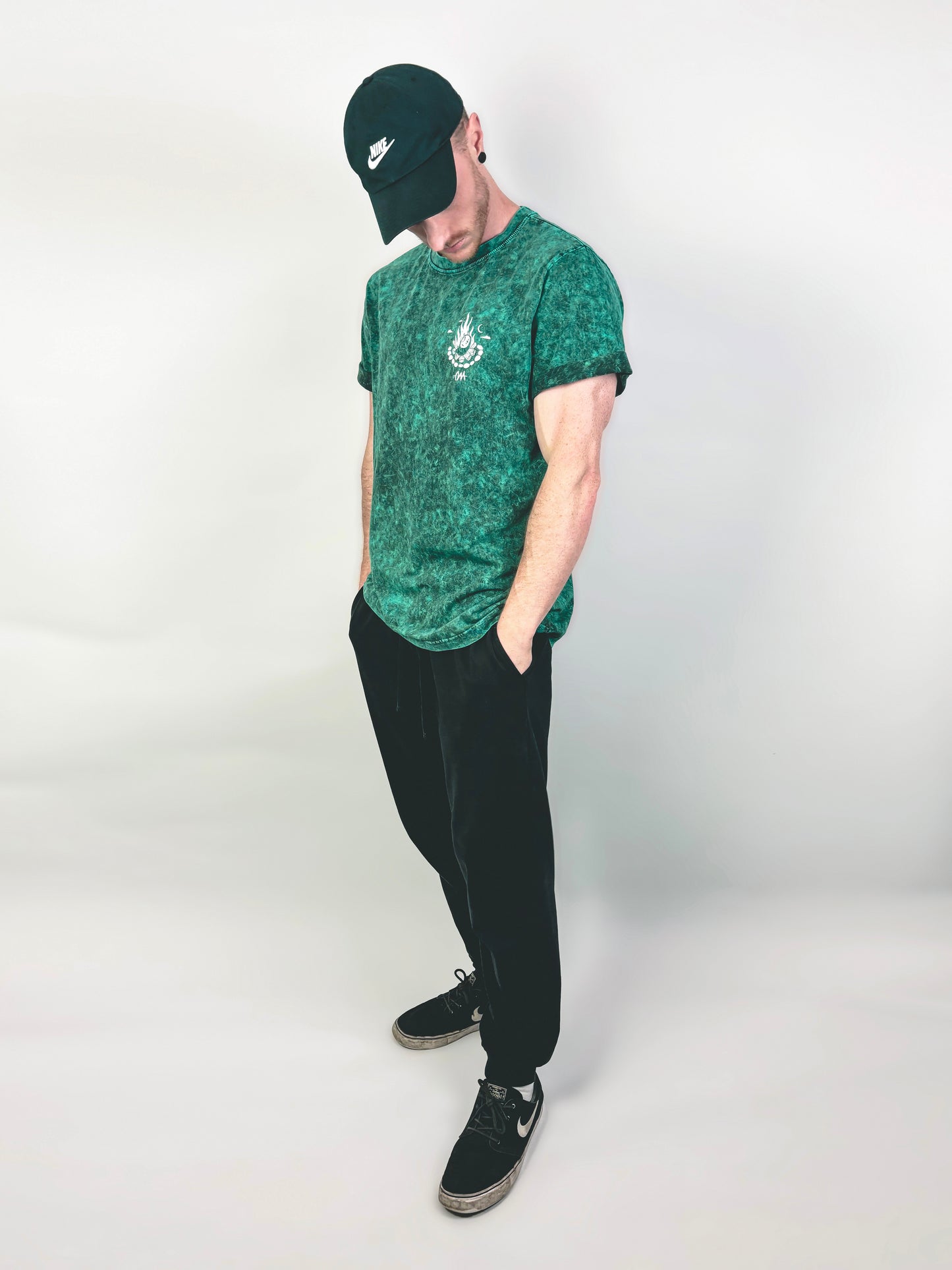 No Face Acid Wash T-Shirt